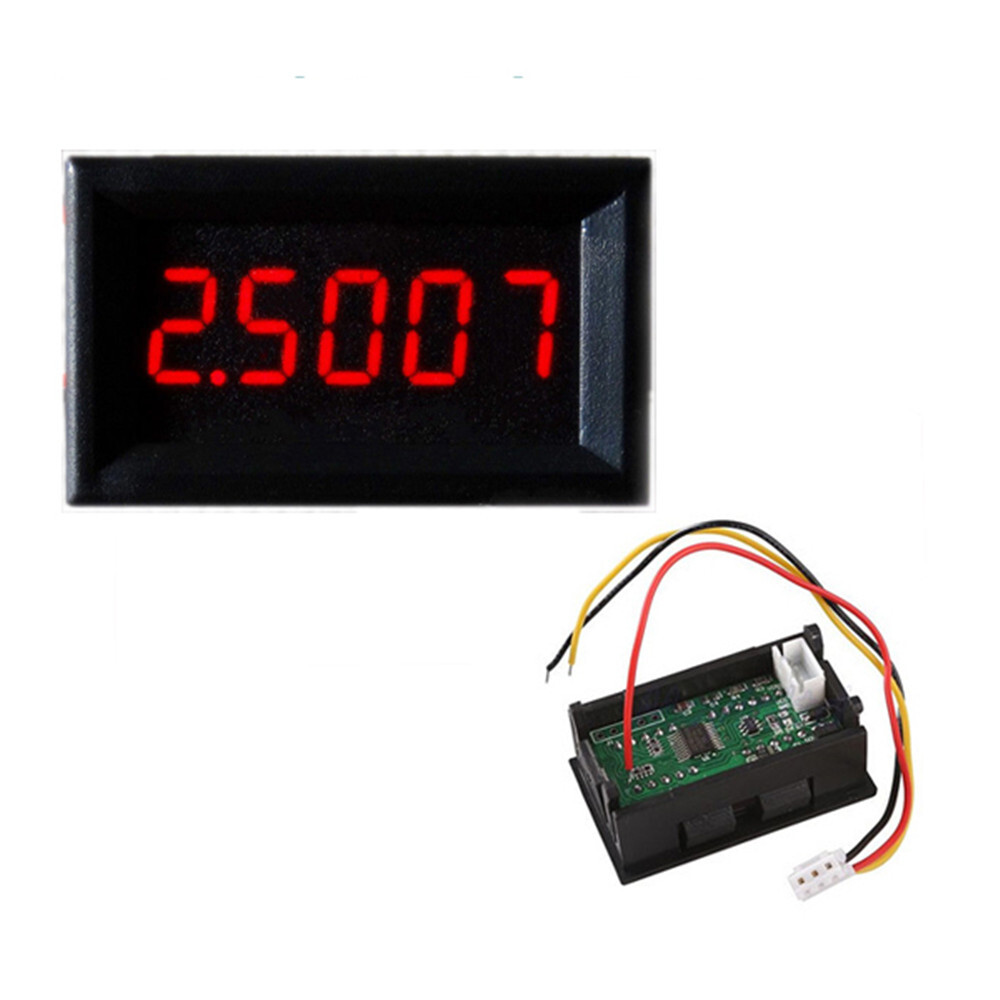 DC 0-4.3000-33.000V 5 Digit LED Digital Voltage Panel Meter Voltmeter 4 Color