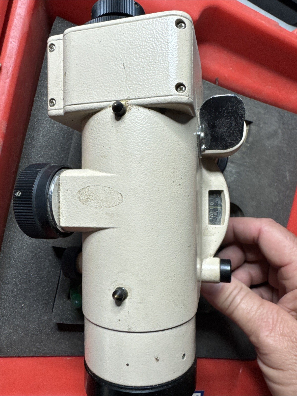 David White Surveyors Transit AL 8 -22 Series With Carrying Case