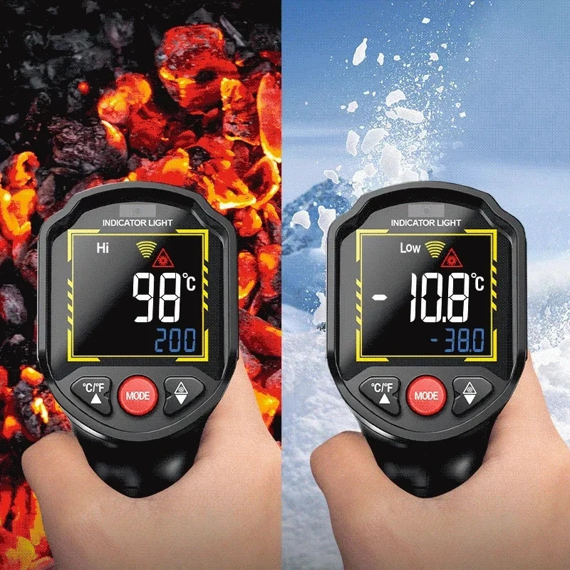 LCD Digital Non-contact Laser IR Infrared Thermometer Temp Meter Temperature Gun