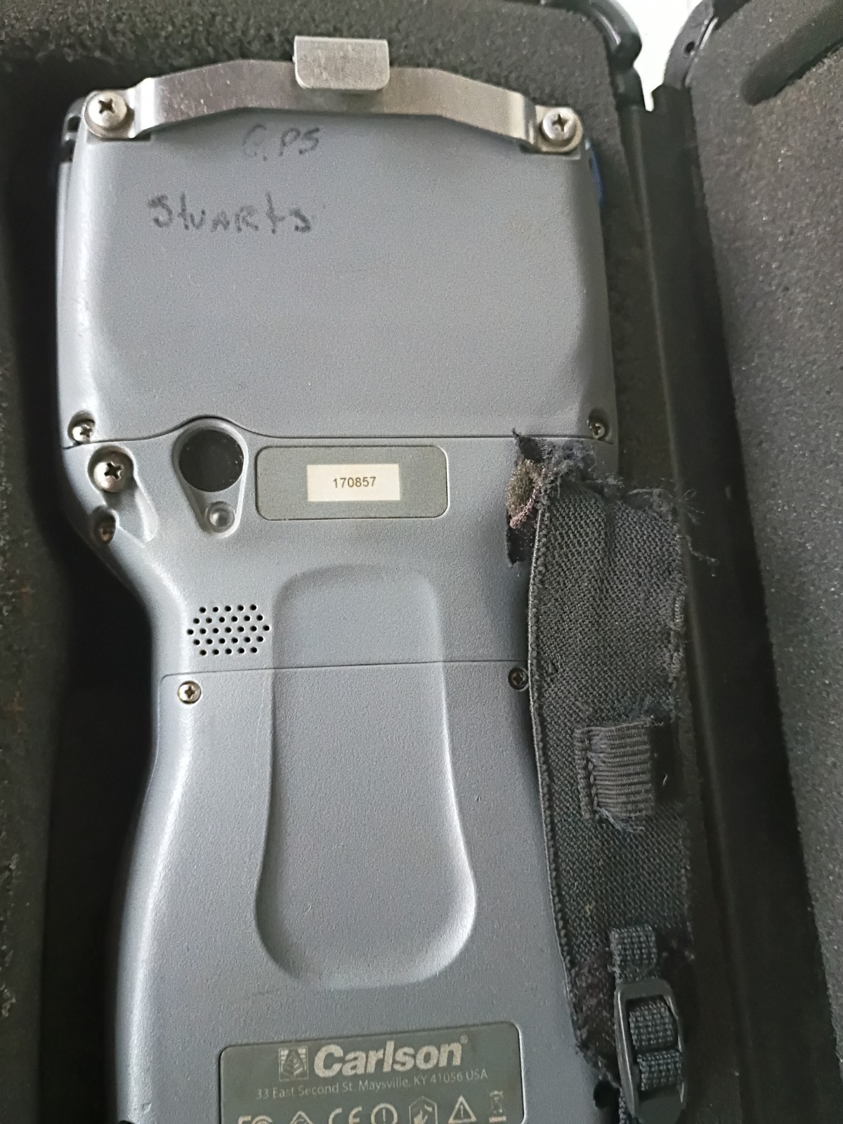 Carlson Surveyor 2 Ruggedized Data Collector with Case parts repair SurvCE 6.0