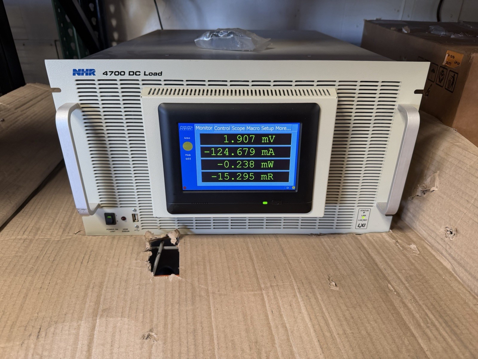 NH Research 4700 LXI DC Electronic Load 6kW 1200A 120V Touchscreen 1109364