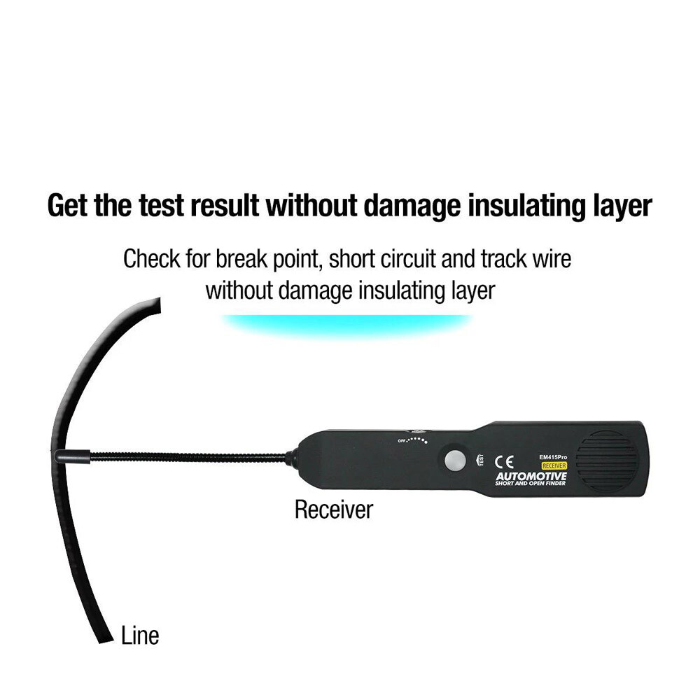 Automotive Short and Open Finder Circuit Tester DC 6-42V Car Wire Tracker Tools