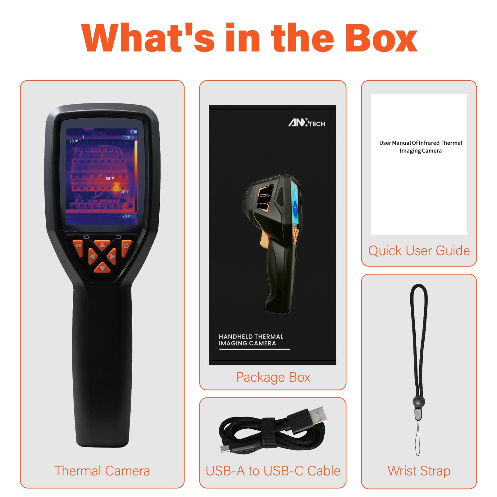 ANXTECH 320×240 Super Resolution Infrared Thermal Imaging Camera Thermal Imager