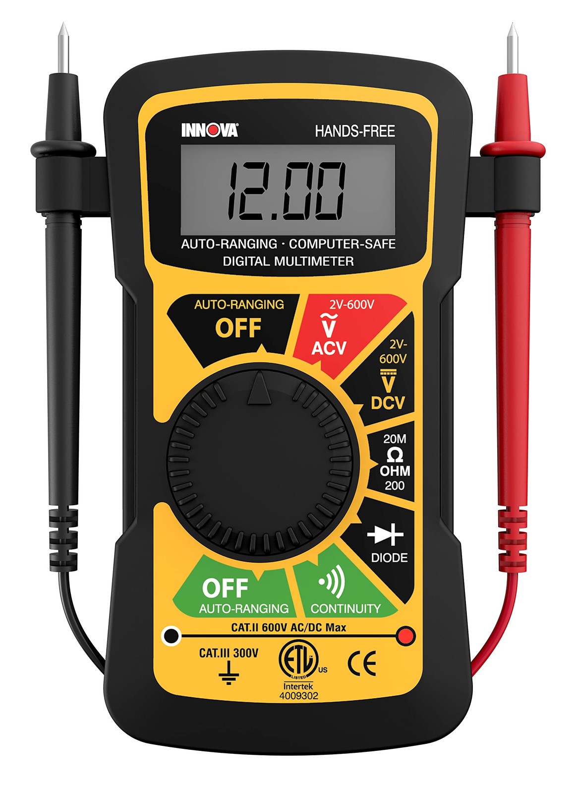 Innova 3300 Hands-Free Digital Multimeter Black