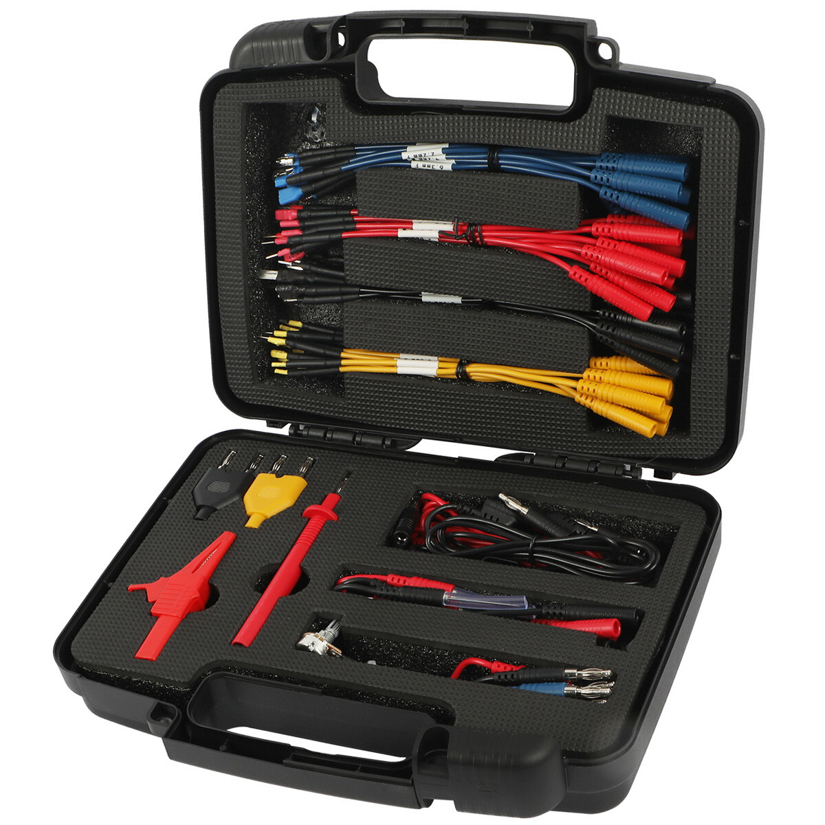 68x Electrical Multimeter Test Leads Probe Cable Oscilloscope Terminal Test Clip