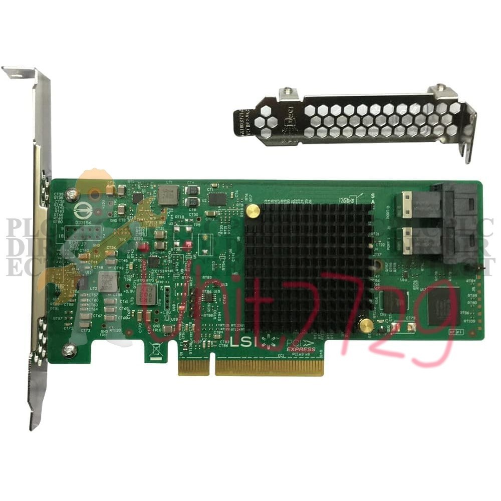 New LSI 9302-8I SAS3008 IT Mode 12Gb SAS HBA #un