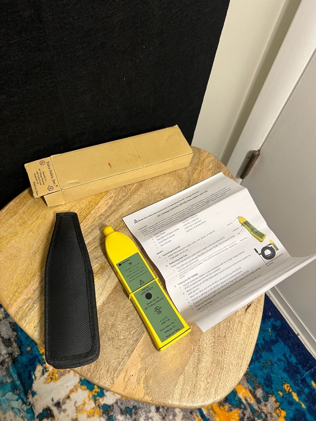 Telco Sales, Inc. Model DCVD DC Voltage Detector with Nylon Pouch