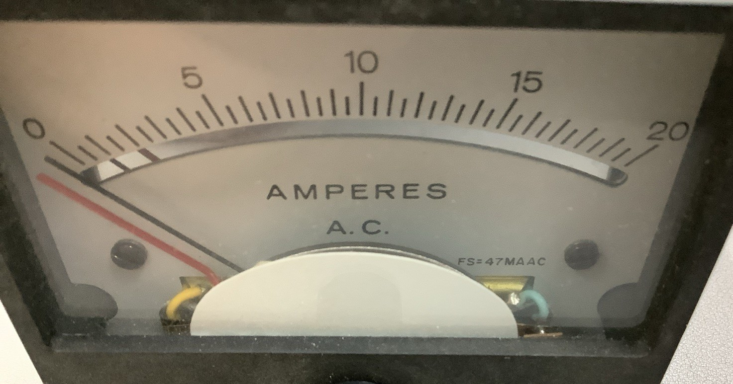 LFE API 38-2109-7502 Crompton Compack IV Controller 20A Ammeter (R7)