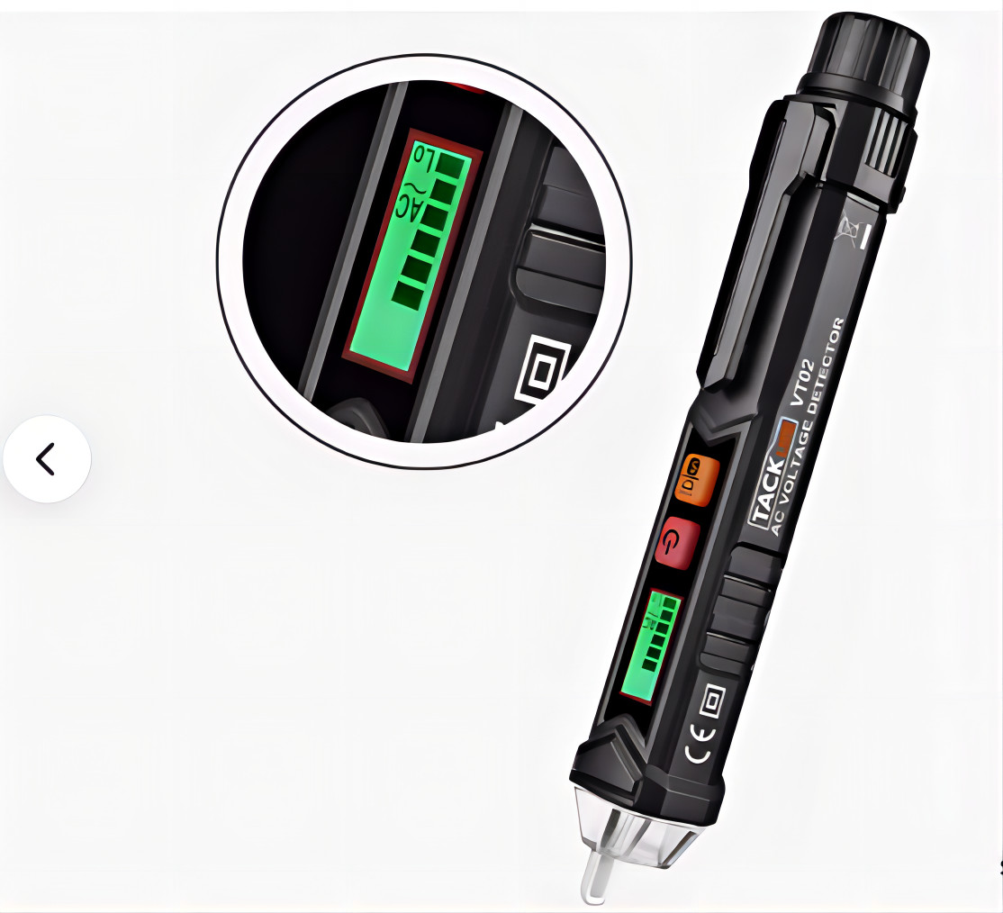 12-1000V Dual Sensitivity Electrical Tester Pen Non-Contact AC Voltage Detector