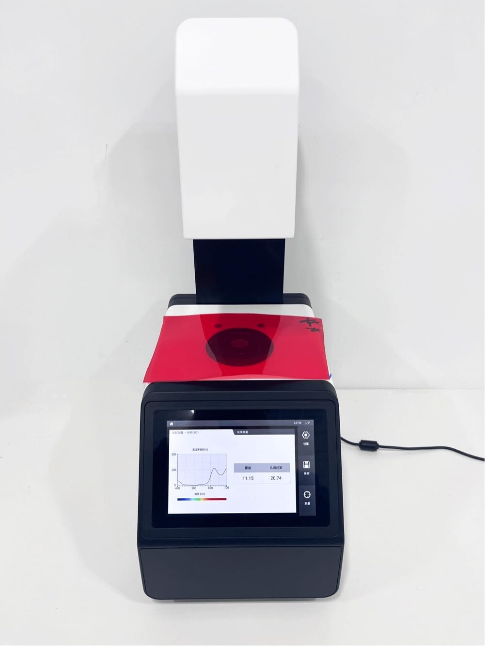 Digital Color Haze Meter Light Transmittance Haze Meter for Film Plastic Glass