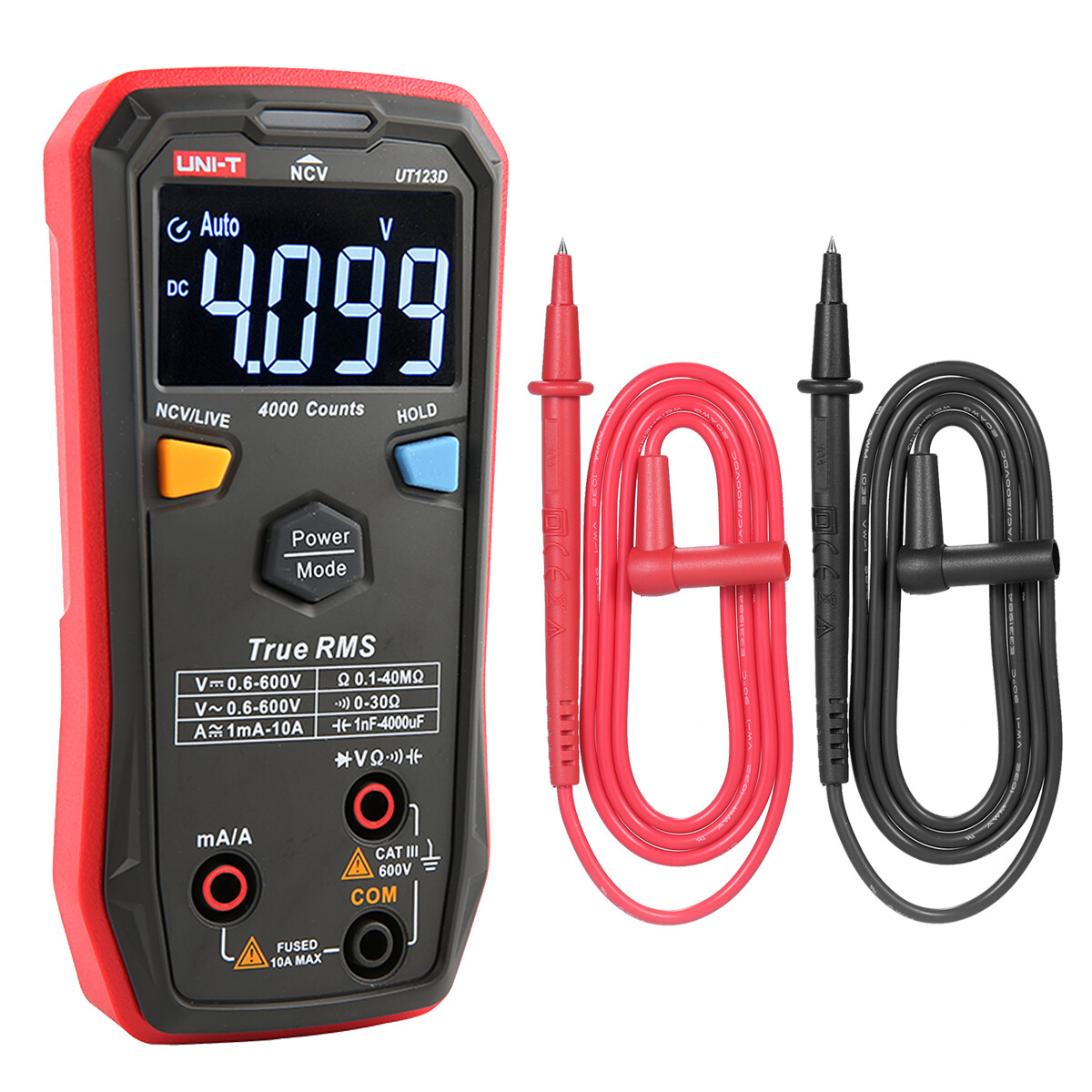 UNI-T Smart Multimeter True RMS AC DC Voltmeter Ammeter Ohm Capacitance Tester
