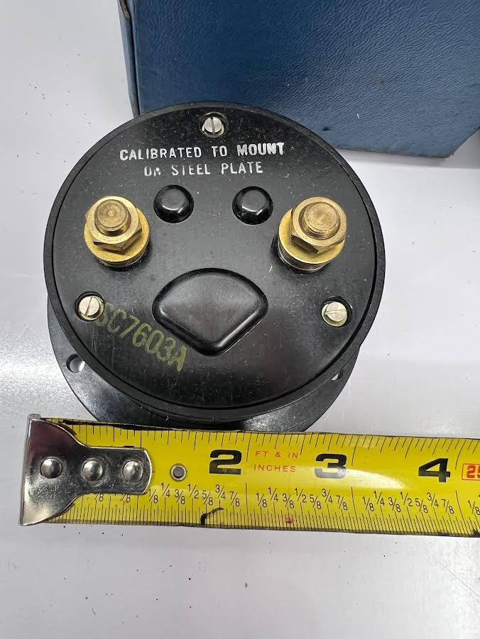 Weston 0-120 A.C. amps Panel Meter Vintage model 476 N.O.S.