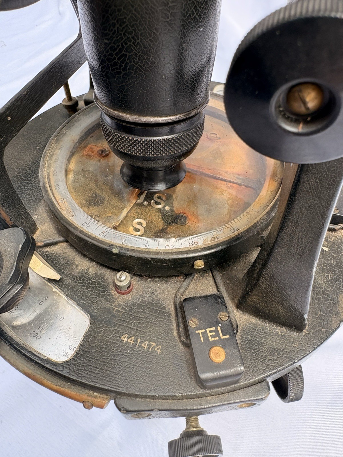 Vintage W. & L. E. Gurley Surveyor Transit Theodolite Troy NY Serial 441474