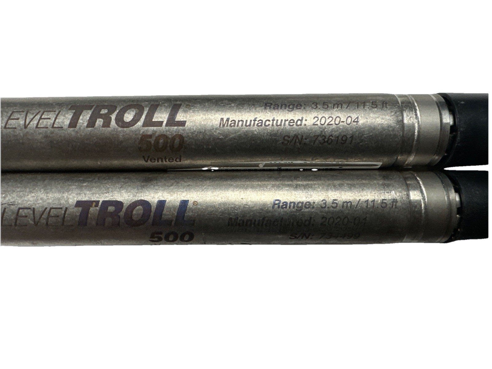 Qty 2 In-Situ Level TROLL 500 Data Logger 3.5 Meter Range Ships Free