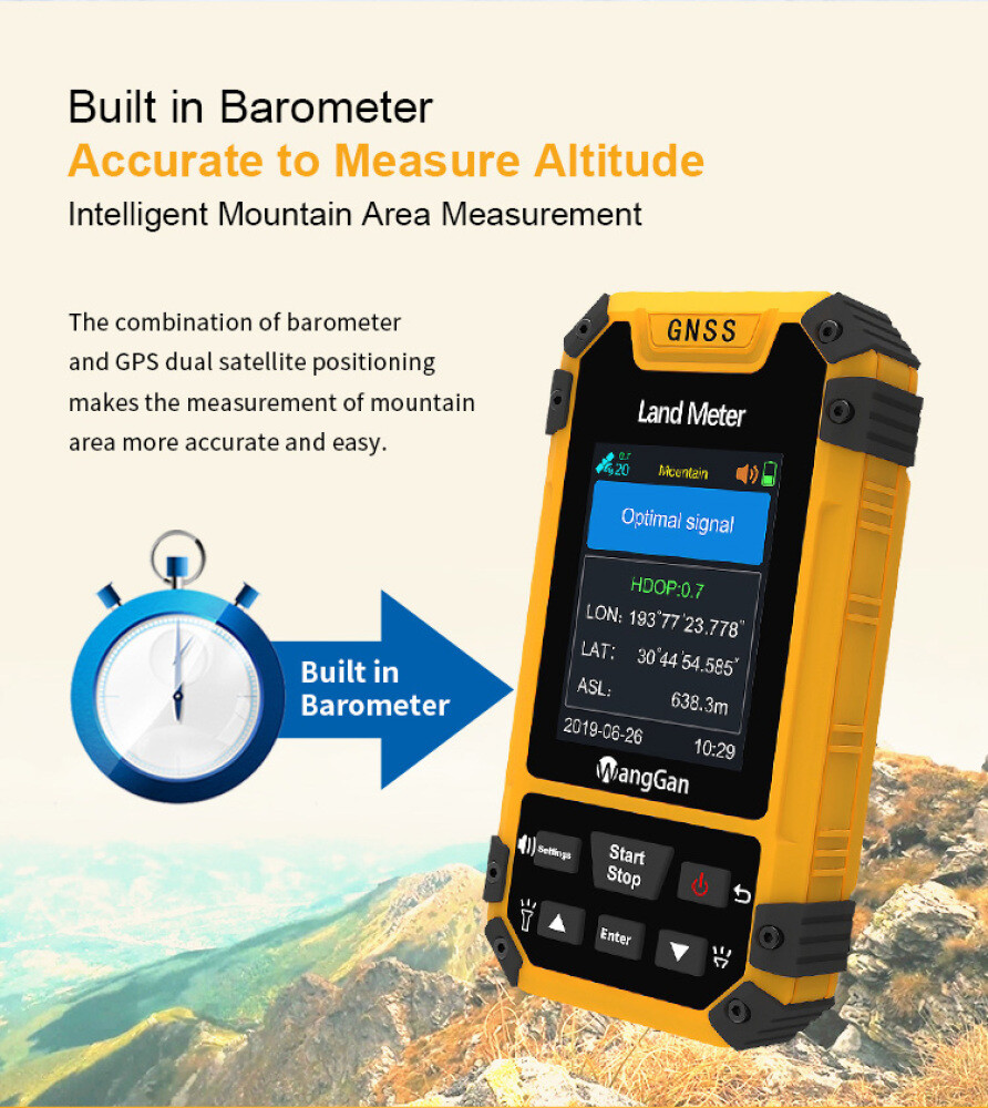 S4 GPS Land Surveying Machine GNSS receiver farmland meter Area Measurement