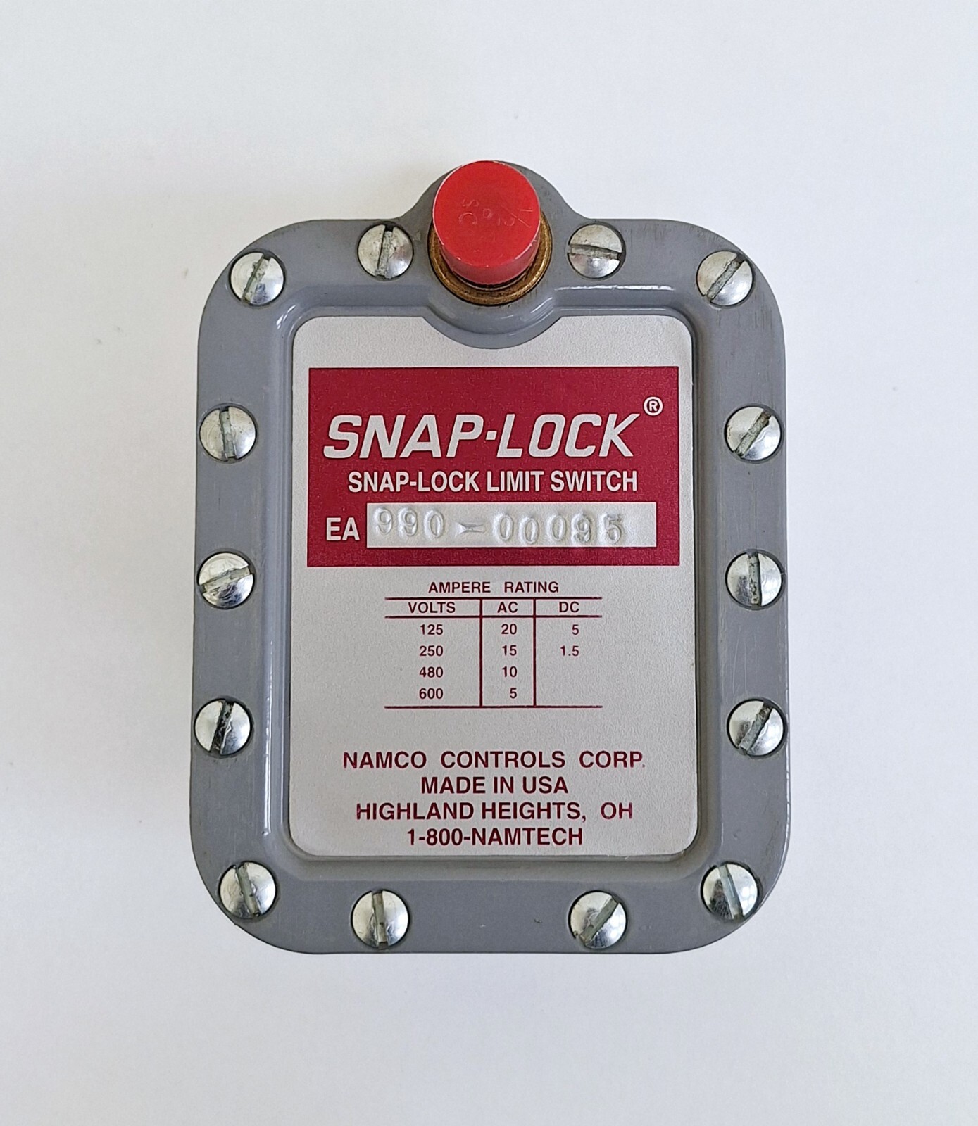 Namco Controls EA990-00095 Snap-Lock Limit Switch