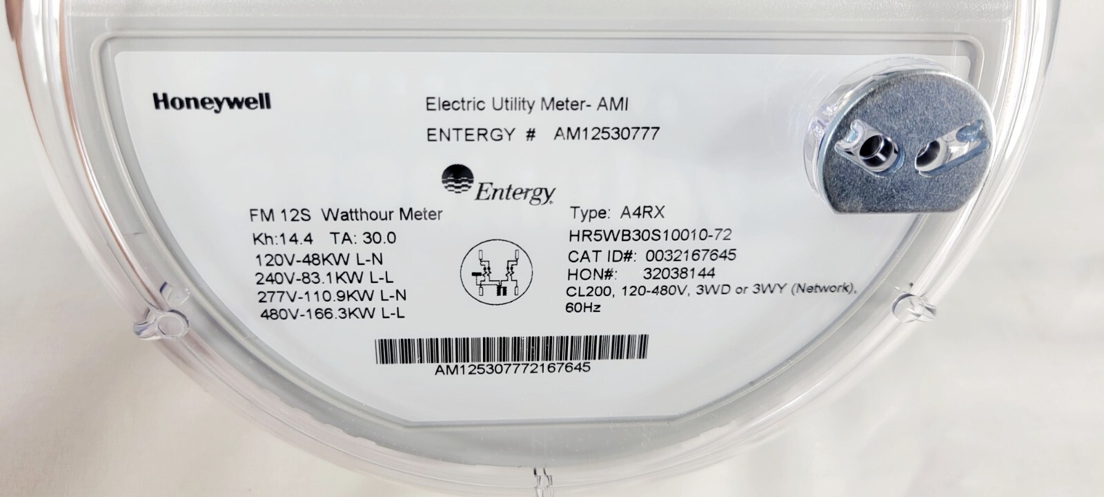Honeywell Electric Utility Meter AMI A4RX id# 0032167645 120-480v 3wd 3wy QTY 4