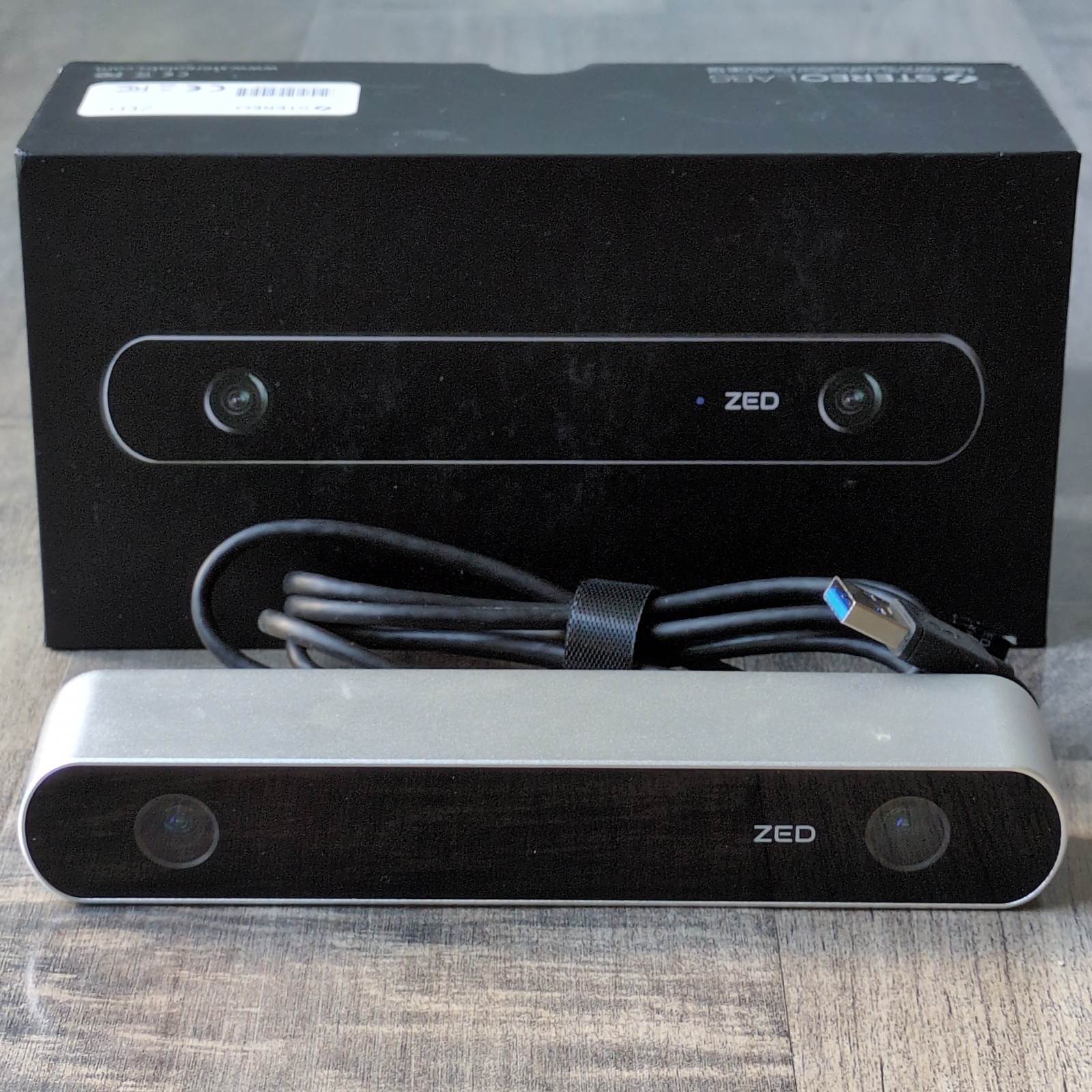 Stereolabs ZED 3D Stereo Depth Camera USB 3.0 ROS SLAM Point Cloud Tested