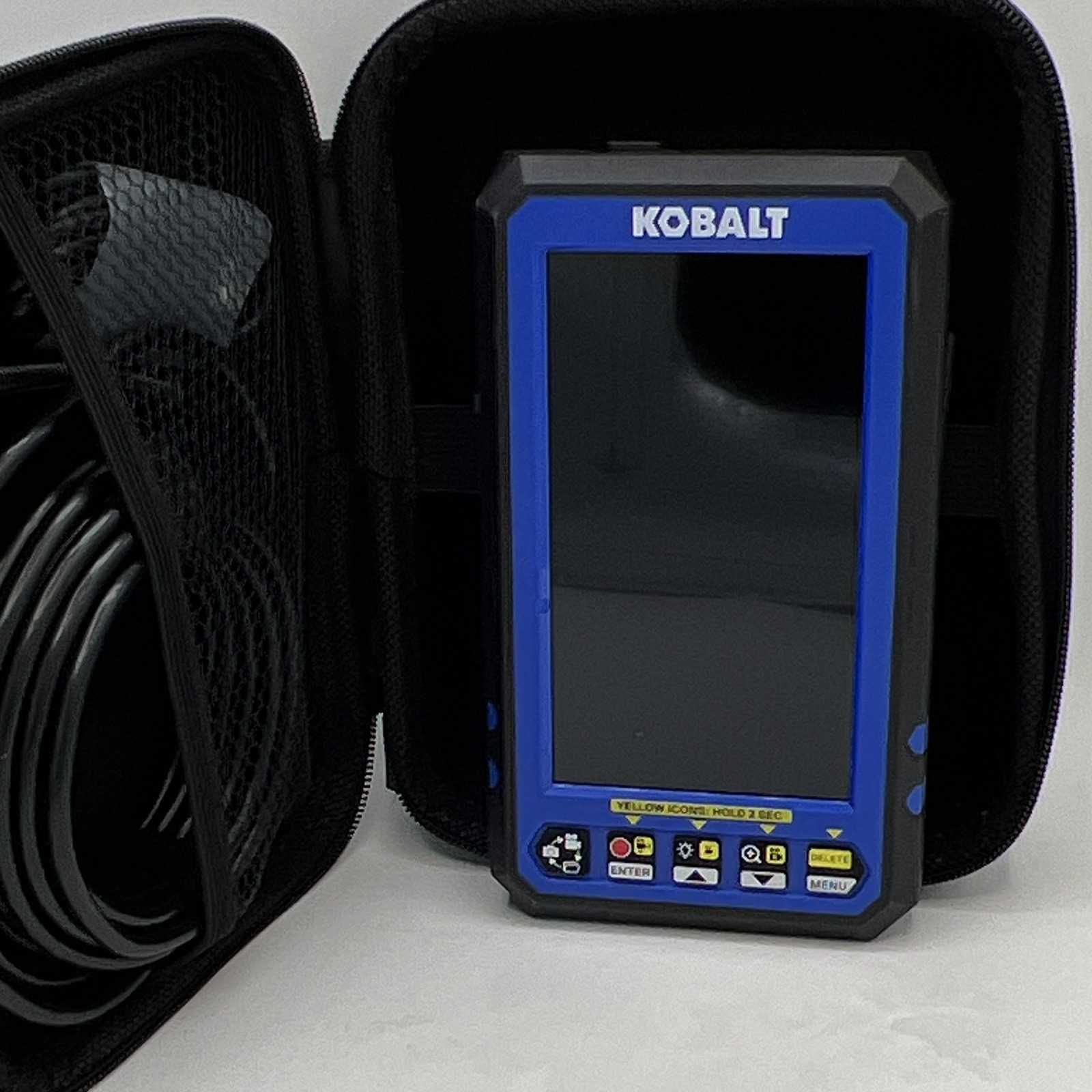 Kobalt Digital Inspection Camera Borescope Flexible Shaft LCD Display MicroSD
