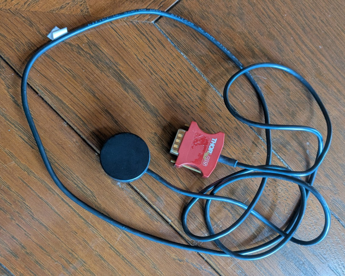 Thorlabs S120C Silicon Detector 400-1100nm Max Power 50mW