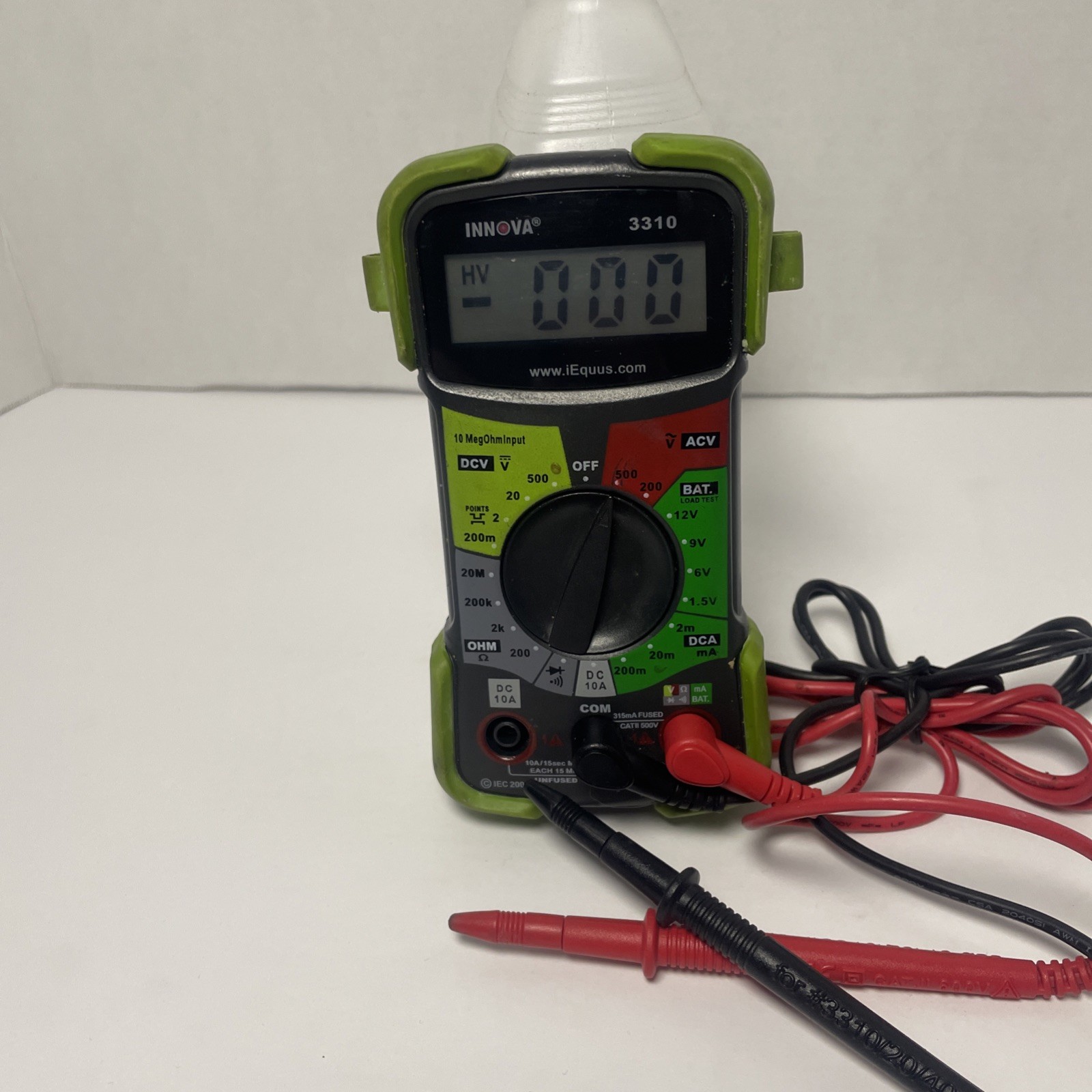 Innova Digital Multimeter Model 3310+ With Leads 2004 EUC