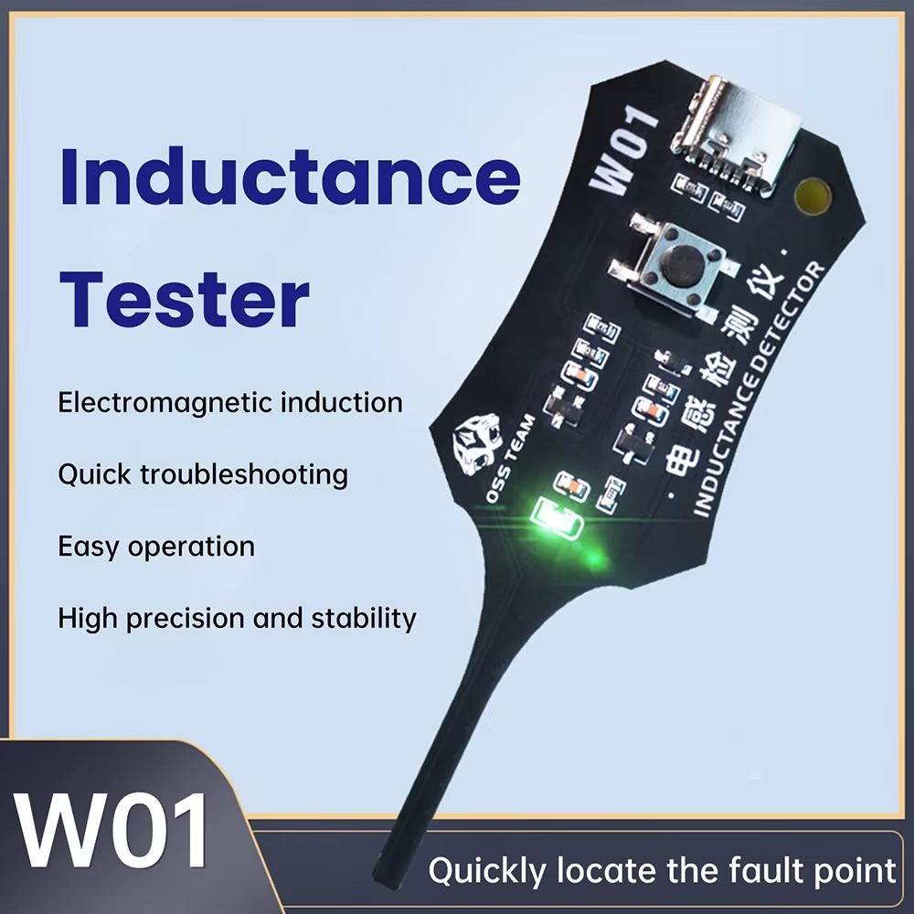 W01 Inductor Detector Tool for Mobile Phone Motherboard Coil Tester Fault Check