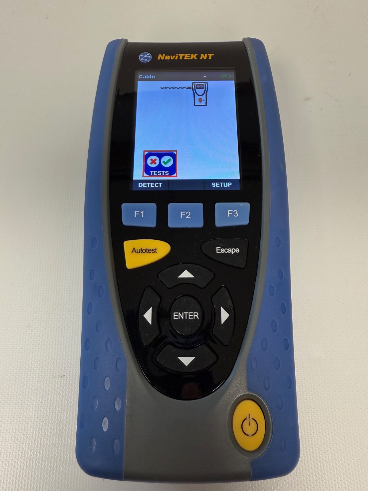 IDEAL NETWORKS R153001 NAVITEK NT CABLE NETWORK TESTER NON TOUCHSCREEN W/CASE