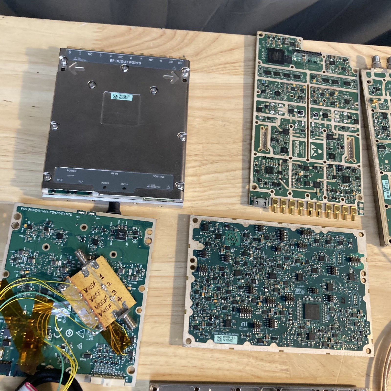 National Instruments NI PXIe Lot of Boards Internal Components