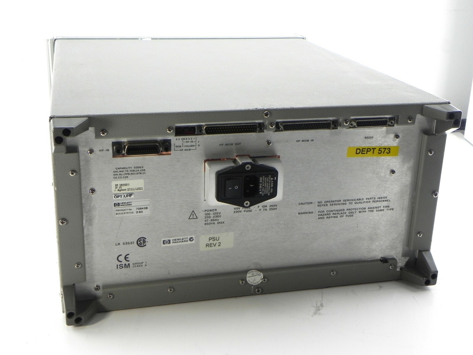 Keysight 70843B-UHF 12 Gb/s Bit Error Rate Tester