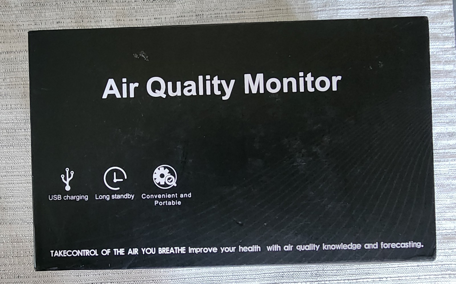 12-in-1 Air Quality Monitor CO2 TVOC HCHO PM2.5 PM10 Temperature Humidity USB