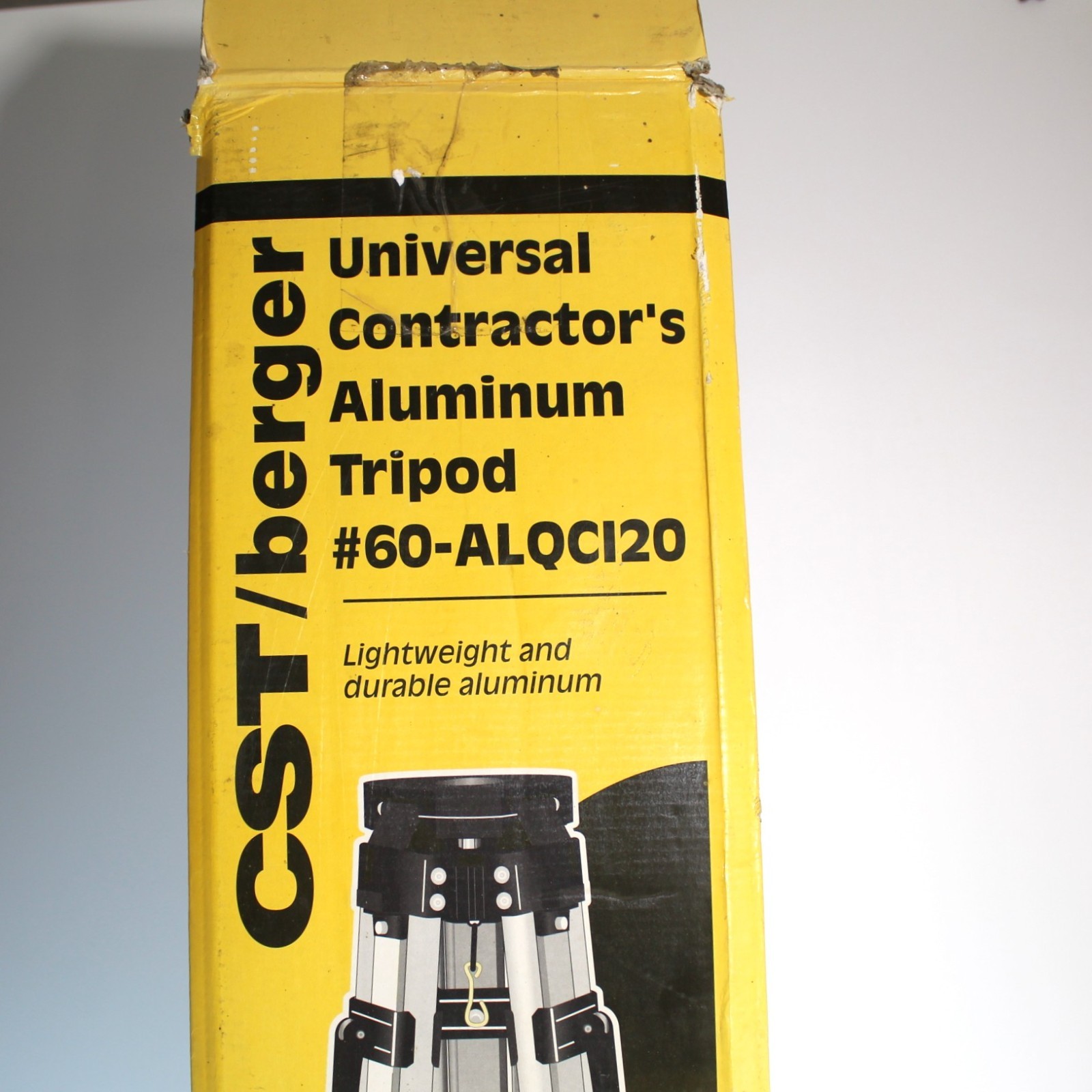 CST/Berger 60-ALQCI20 Universal Contractors Aluminum Tripod Quick Clamp Orange