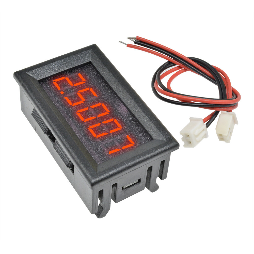 DC 0-4.3000-33.000V 5 Digit LED Digital Voltage Panel Meter Voltmeter 4 Color