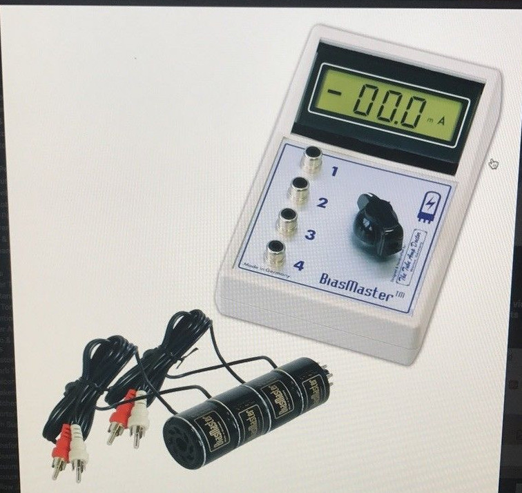 Bias Master System BM4 TAD, with 4 Octal Sockets – Tube Bias Measuring Meter