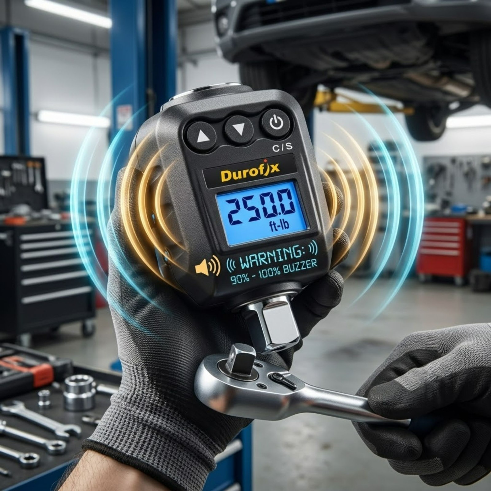 Durofix 1/2″ Digital Torque Adapter (25-250 ft-lbs),RM602-4A,