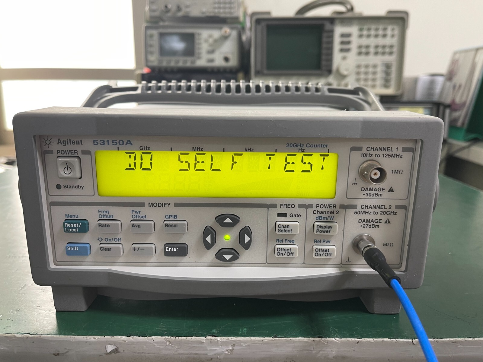 Agilent Keysight 53150A 10Hz-20GHz CW Microwave Frequency Counter _1097