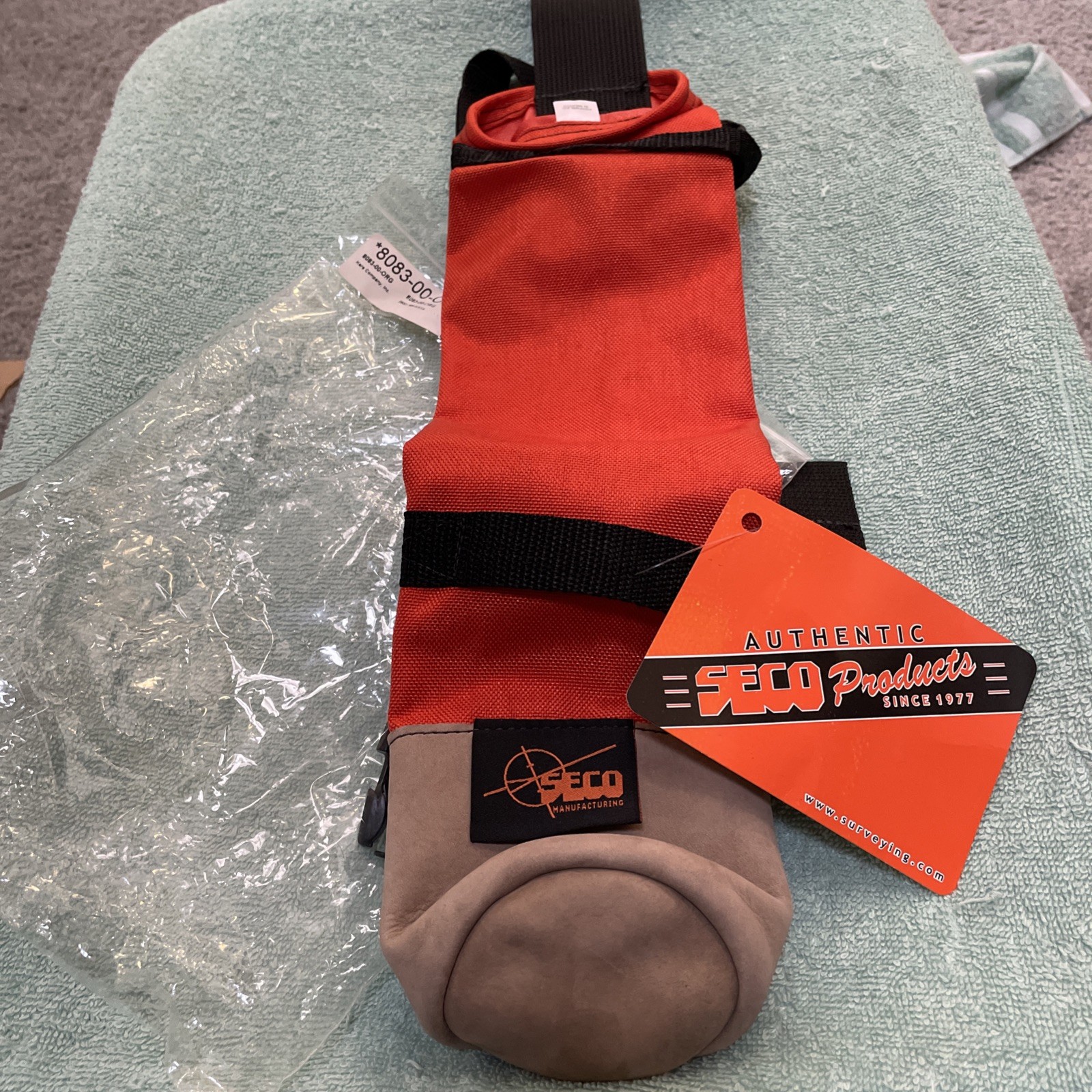 Seco ,Orange Holster Map 16 Inches X 5 Inches New With Tags