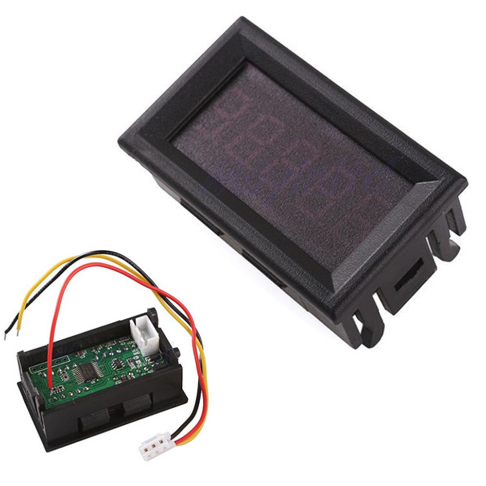 DC 0-4.3000-33.000V 5 Digit LED Digital Voltage Panel Meter Voltmeter 4 Color