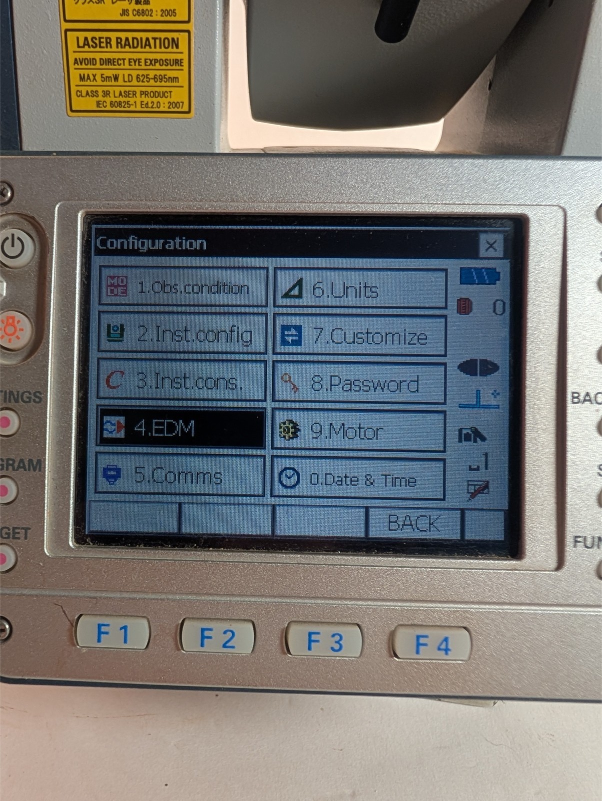 SOKKIA SRX5 Total Station No Touchscreen