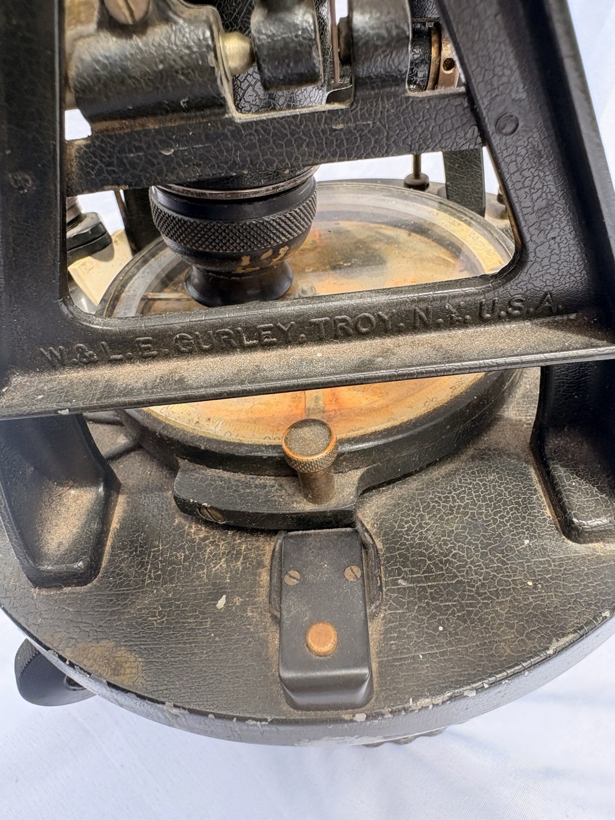 Vintage W. & L. E. Gurley Surveyor Transit Theodolite Troy NY Serial 441474