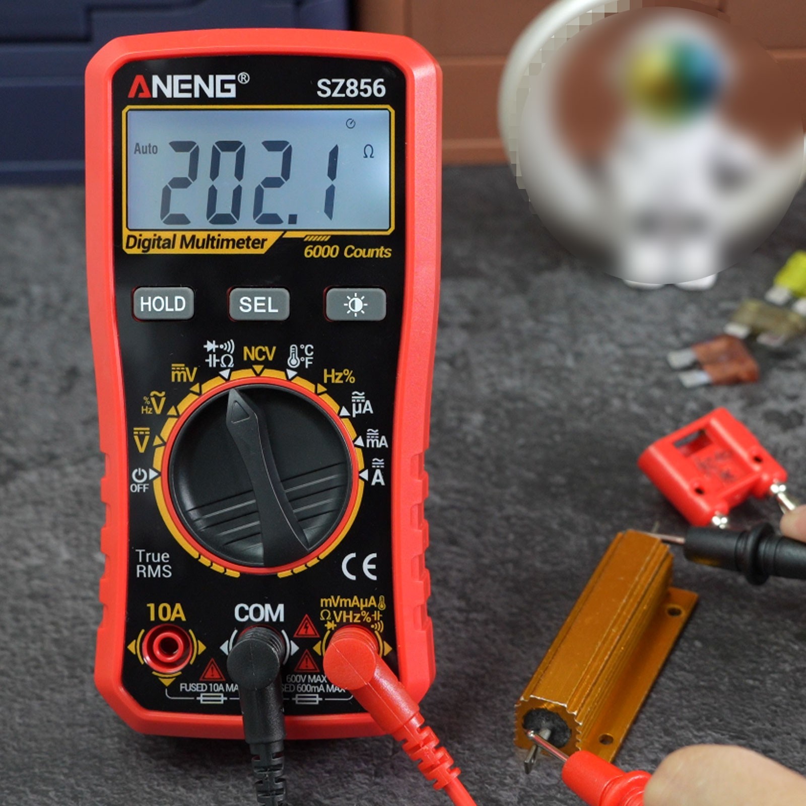ANENG Digital Multimeter True RMS 6000 Counts Auto Ranging AC DC Voltage Tester