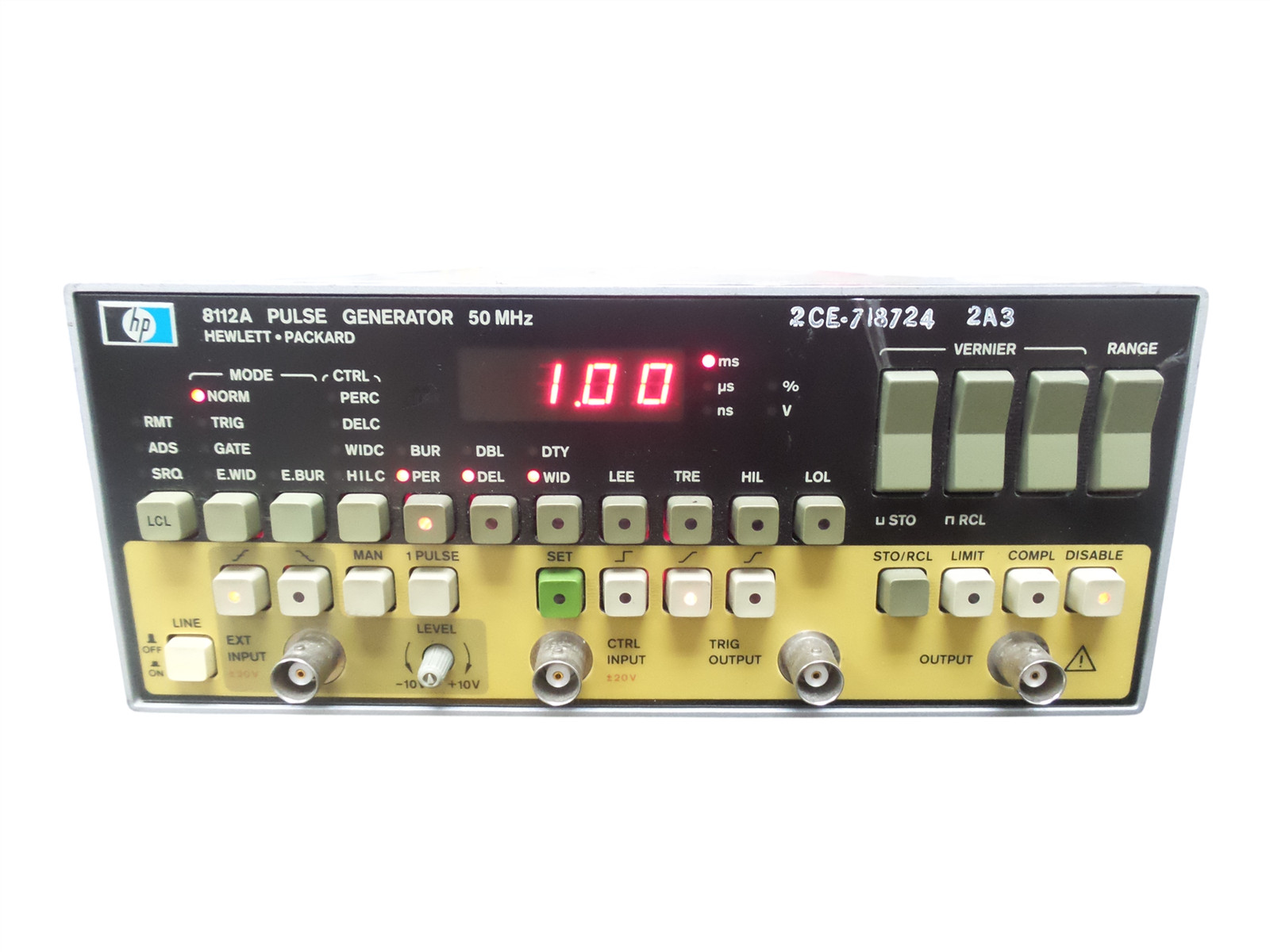 HP 8112A PULSE GENERATOR 50MHz – Free shipping