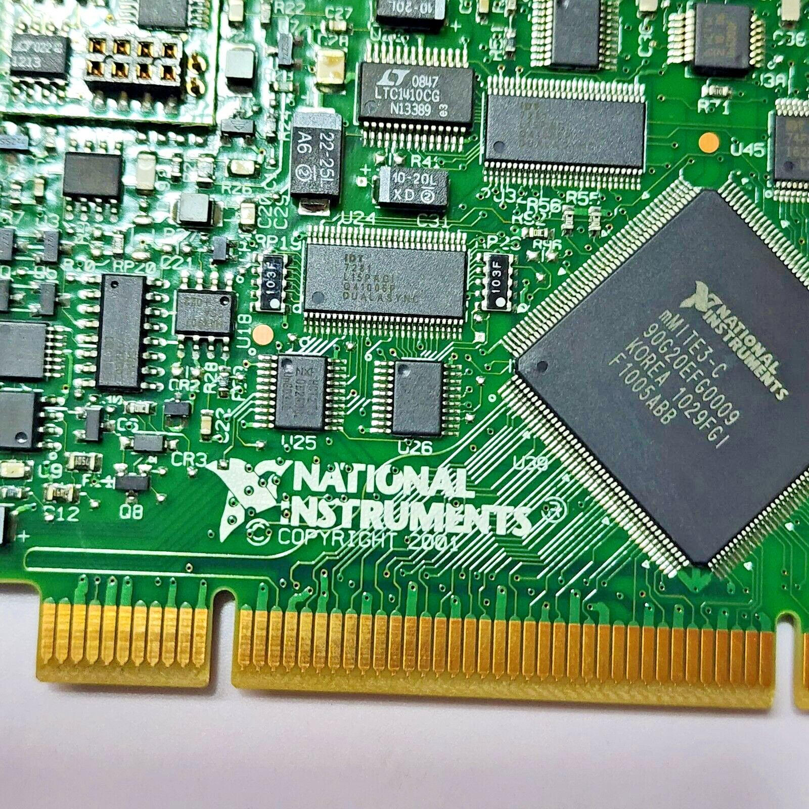 NATIONAL INSTRUMENTS PCI-6071E DAQ CARD 32 DIFF MULITIPLEXED ANALOG S/N:184411K