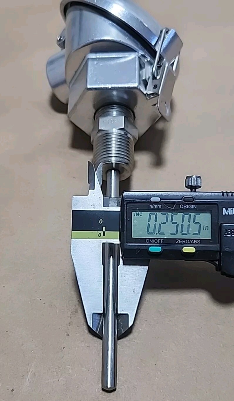 *NEW SURPLUS* Unbranded Thermocouple 4″ Probe 1/4″ Rod Dia + Warranty!