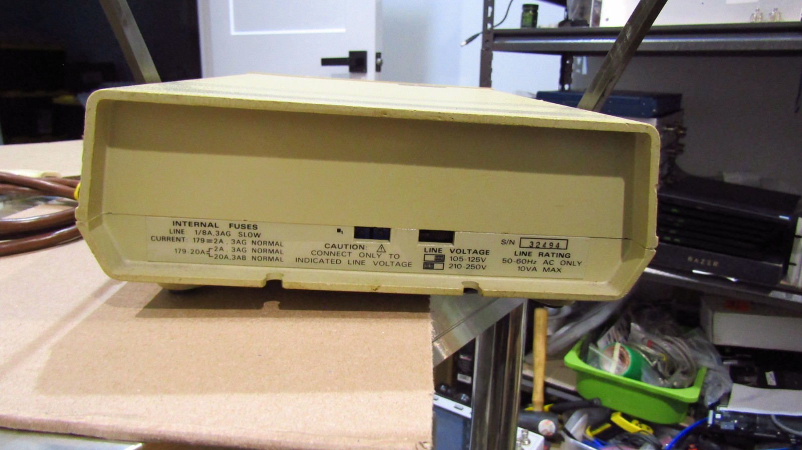 Keithley 179-20A Multimeter, 20A current test meter, with test lead (30A)