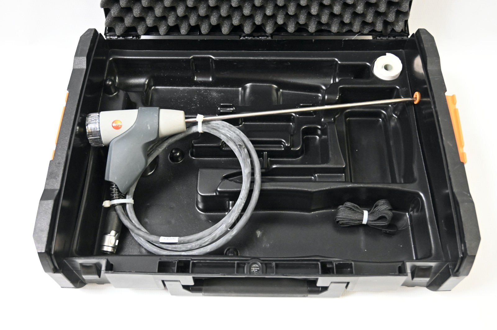 Testo 0600 9741 12 in. Compact Flue Gas Probe w/ Hose and Case for 320 327