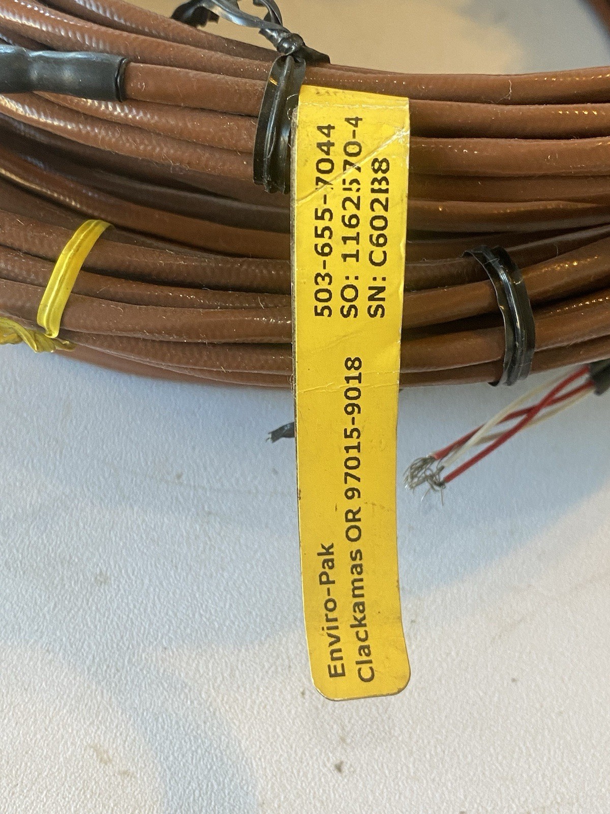 Lot Of 5 36 In. Thermocouple Temperature Probe 5” Probe For Environment-pak