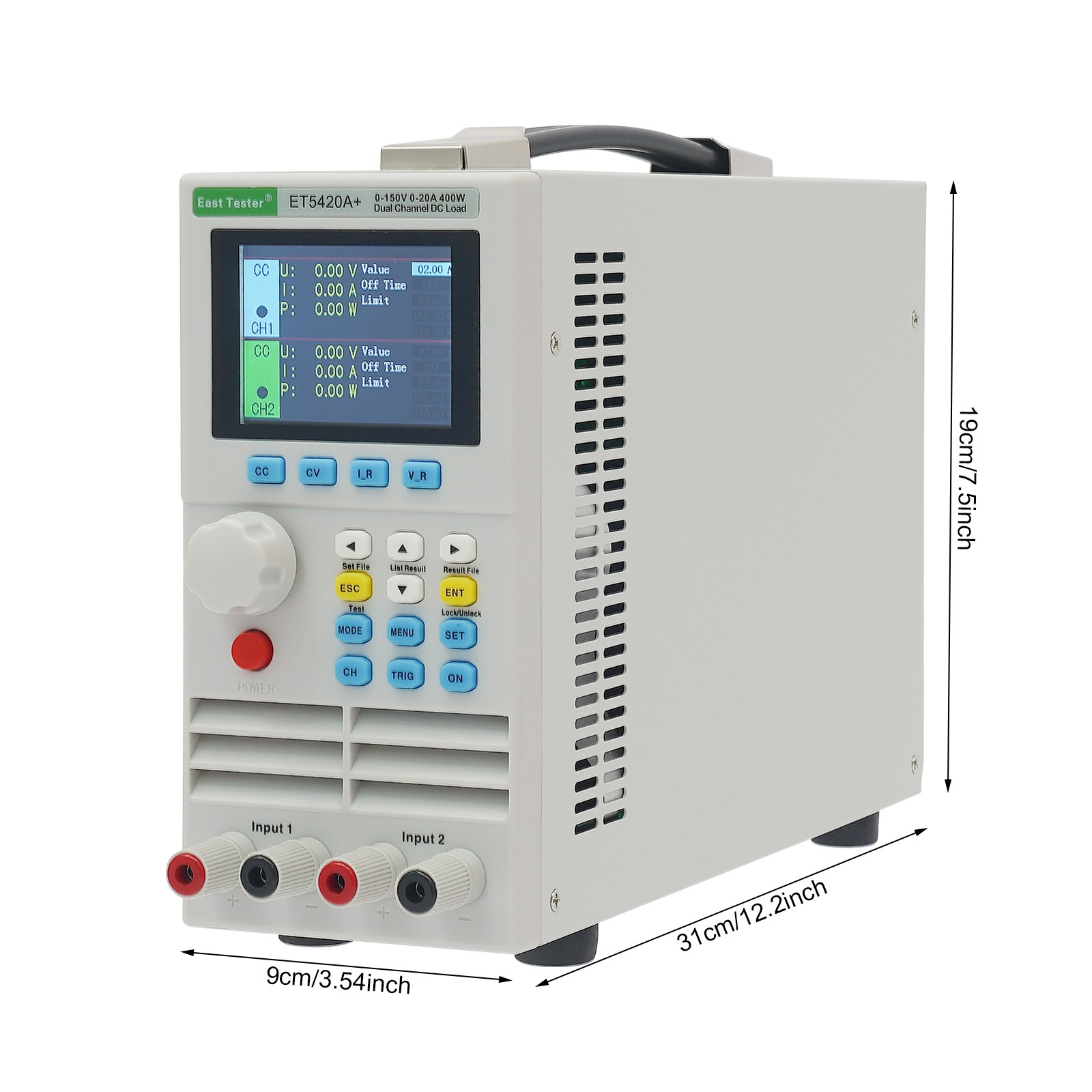 Electronic Load Tester Programmable Electronic Load Tester With Dual Channel