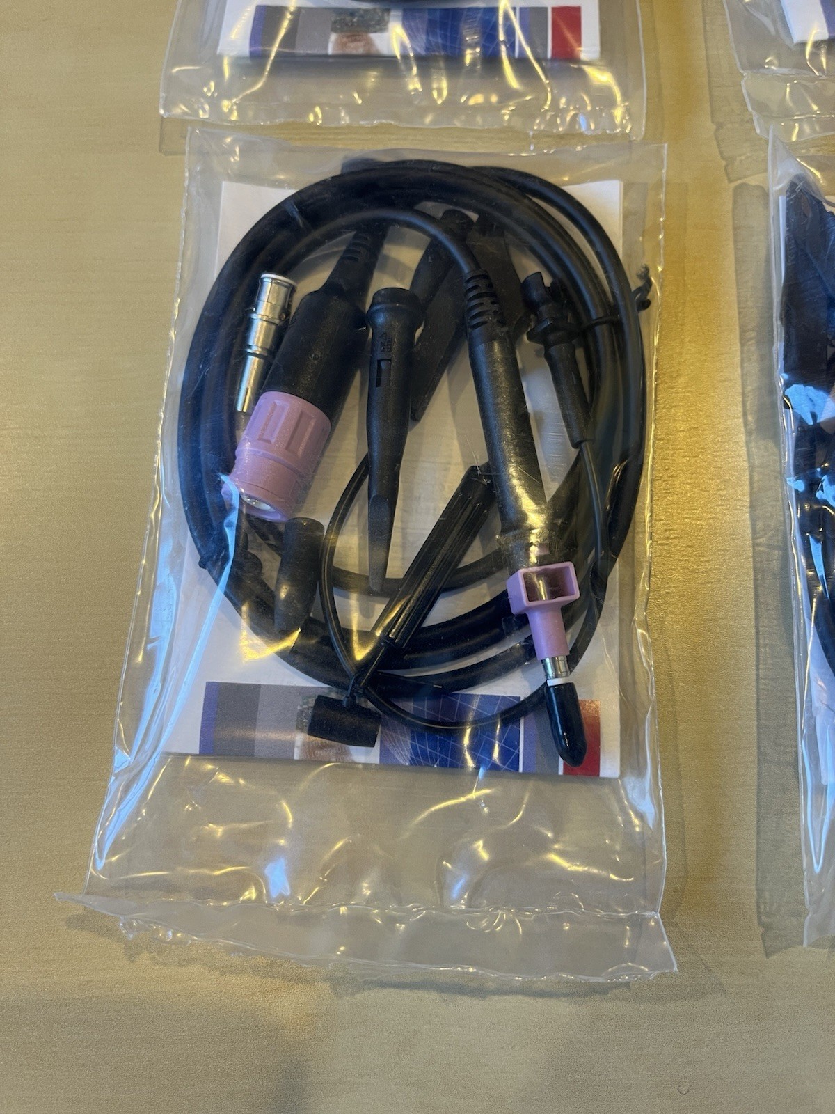 4 Color Set of Tektronix THP0301 300 MHz 10C Voltage Probe Accessories