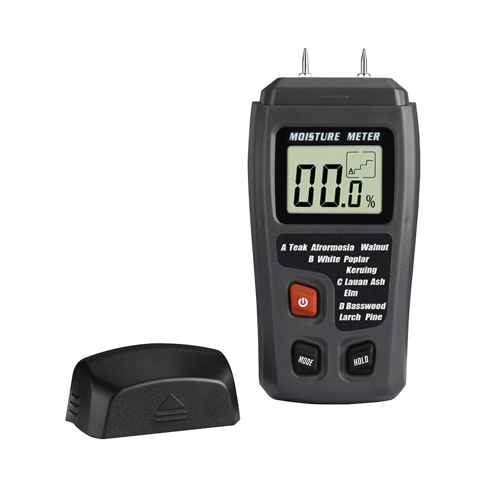Digital LCD Wood Moisture Meter Detector Tester Wood Firewood Paper Cardboard