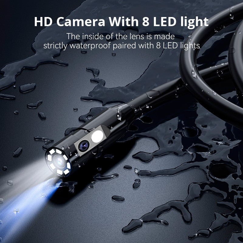 4.3 Inch 1080P HD Endoscope 1M/5M/10M IP67 Waterproof Automotive Borescope